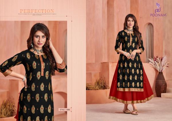 Poonam Pujita Rayon Designer Kurti 